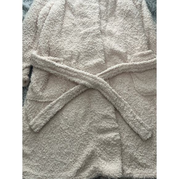 NWT Ulta Beauty Cream Plush Sherpa Robe S/M - Picture 3 of 5